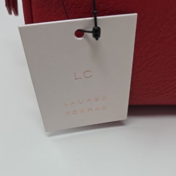 Lauren Conrad LC Mini Satchel Crossbody – Red – NWT - Picture 3 of 15
